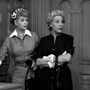 Still of Lucille Ball and Vivian Vance in I Love Lucy 1951
