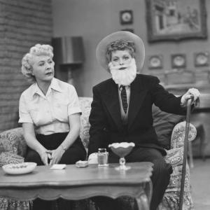 Still of Lucille Ball and Vivian Vance in I Love Lucy 1951
