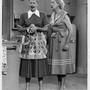 Still of Lucille Ball and Vivian Vance in I Love Lucy (1951)