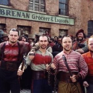 Leonardo DiCaprio Dominique Vandenberg and Stephen Graham as the Dead Rabbits in Martin Scorceses Gangs of New York