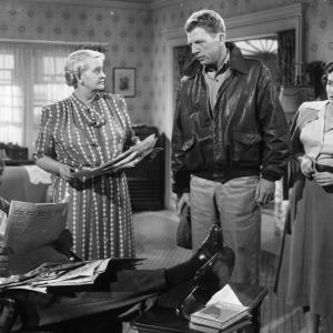 Still of Dan Dailey William Demarest Colleen Townsend and Evelyn Varden in When Willie Comes Marching Home 1950
