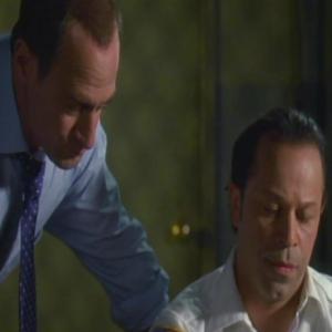 Christopher Meloni and Nelson Vasquez in Law & Order SVU