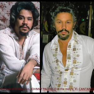 Portrayal of Mr. Johnny Pacheco and Nelson Vasquez as Johnny Pacheco in EL CANTANTE