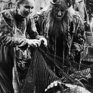 Still of Katherine Helmond and Peter Vaughan in Time Bandits 1981