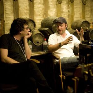 Still of Neil Gaiman and Matthew Vaughn in Zvaigzdziu dulkes 2007
