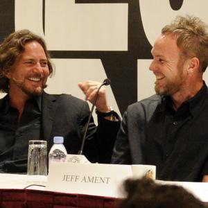 Jeff Ament Eddie Vedder and Pearl Jam at event of Pearl Jam Twenty 2011