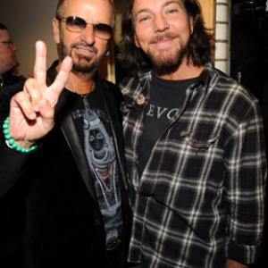 Ringo Starr and Eddie Vedder