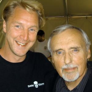 With Mr. Dennis Hopper. One of my heroes.
