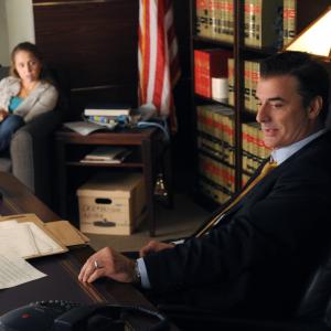Still of Chris Noth and Makenzie Vega in The Good Wife (2009)