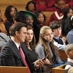 Still of Julianna Margulies Chris Noth Makenzie Vega and Graham Phillips in The Good Wife 2009