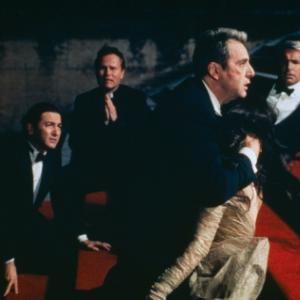 Still of Al Pacino, George Hamilton, John Savage, Franc D'Ambrosio and Robert Vento in Krikstatevis III (1990)