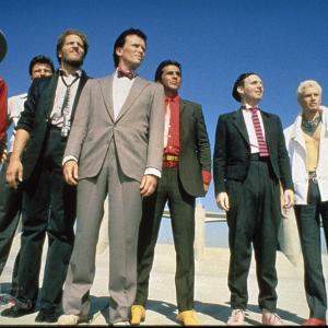 Still of Jeff Goldblum, Clancy Brown, Peter Weller, Lewis Smith and Billy Vera in The Adventures of Buckaroo Banzai Across the 8th Dimension (1984)
