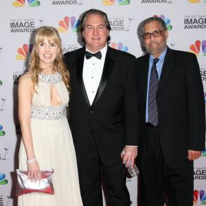 Julia Verdin with Mark Young and Rev. Dr. Charles Marks at the NAACP Image Awards