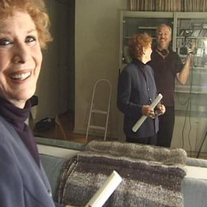 Director Rick McKay with theatre legend Gwen Verdon on the set of Broadway The Golden Age at the last interview she would ever give before her death