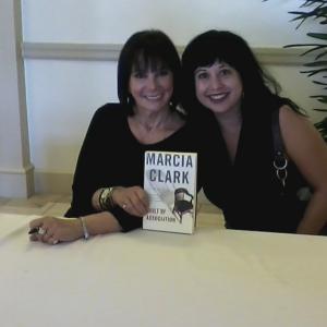 With Marcia Clark at the OC Book Fair in 2013
