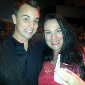 Having more fun with fellow cast member and nominee Darrin Brooks at the ISAs