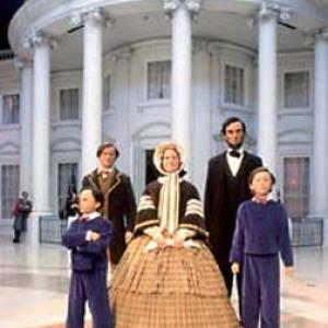 The Lincoln Family in The Rotunda of the Lincoln Presidential Museum in Springfield Illinois