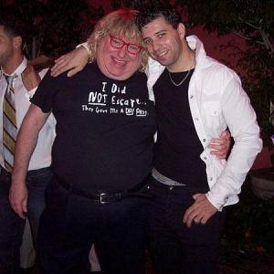Evgeny Afineevsky and Bruce Vilanch at the LA premiere of HAIRSPRAY musical.