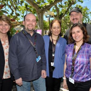 LR Dolores Beistegui Rohan Chabot of PROMEXICO Ricardo Alvarez Felix of PROMEXICO Director General of Mexican Film Institute Marina Stavenhagen Commissioner of the Mexican Film Commission Hugo Villa Smythe and Coordinator of the Mexican Film Commission Carla Raygoza attend the IMCINE Press Conference held at Palm Square during the 63rd Annual International Cannes Film Festival on May 16 2010 in Cannes France