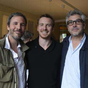 Alfonso Cuarón, Denis Villeneuve and Michael Fassbender