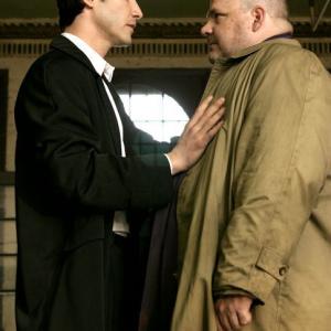 Still of Keanu Reeves and Pruitt Taylor Vince in Constantine 2005