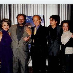 Rita Moreno Director John Gallagher Ben Gazzara Brian Vincent Kelly and Alanna Ubach at Blue Moon premier in NYC