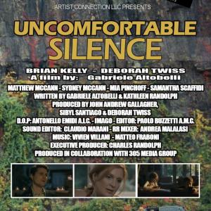 Brian Vincent Kelly and Deborah Twiss star in Uncomfortable Silence. (2013) Cannes Court Metrage and (2014) Paris Int. Fest.