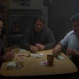 Still of Tim Colceri Craig Vincent  Frank DAmico playing cards in HITTERS 2002