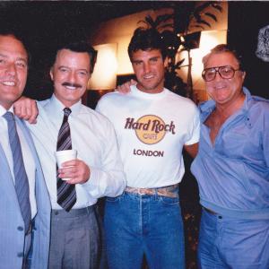 Edward Doumani Robert Goulet Craig Vincent  Pat Cooper at a 4th of July Event in Las Vegas 1987