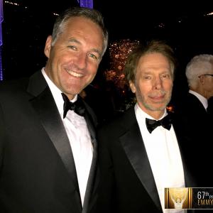 67th Primetime Emmy Awards. Peter Vollebregt & Jerry Bruckheimer