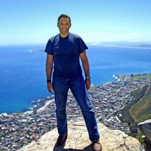 On location in Cape Town for the Discovery Channel