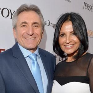 Lou Volpe & Kathrine Narducci on red carpet for the Jersey Boys movie premiere.