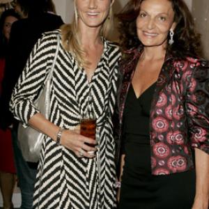 Joely Richardson and Diane von Frstenberg