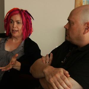 Still of Andy Wachowski and Lana Wachowski in Side by Side (2012)