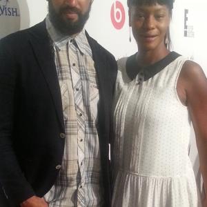 Justin Wade and Sufe Bradshaw at an event for the Make a Wish foundation