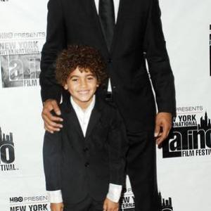 Justin Wade and son at the New York Latino Film Festival
