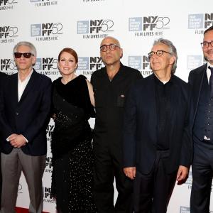 Julianne Moore David Cronenberg Martin Katz and Bruce Wagner at event of Maps to the Stars 2014
