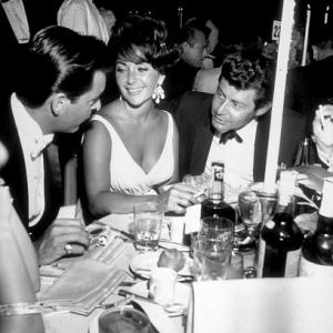 Academy Awards 32nd Annual Robert Wagner Elizabeth Taylor and Eddie Fisher 1960