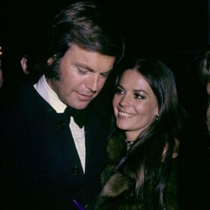 Robert Wagner and Natalie Wood at The 44th Annual Academy Awards
