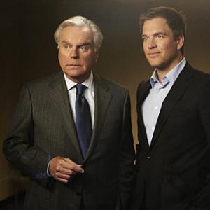 Still of Robert Wagner and Michael Weatherly in NCIS: Naval Criminal Investigative Service (2003)