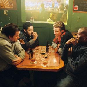 Still of Mark Wahlberg Andr Benjamin Tyrese Gibson and Garrett Hedlund in Four Brothers 2005