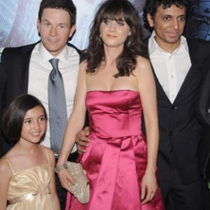 Mark Wahlberg Zooey Deschanel M Night Shyamalan and Ashlyn Sanchez at event of Ivykis 2008