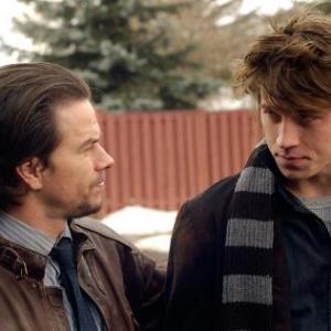 Still of Mark Wahlberg and Garrett Hedlund in Four Brothers 2005