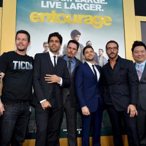 Mark Wahlberg Kevin Dillon Adrian Grenier Jeremy Piven Rex Lee and Jerry Ferrara at event of Entourage 2015