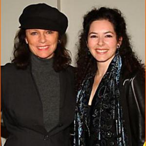 Dahlia Waingort with Jacqueline Bisset at the Swing premiere