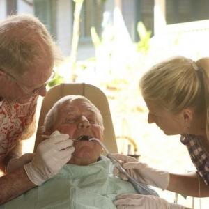Still of Mamie Gummer and Ralph Waite in Off the Map 2011