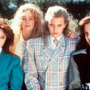 Still of Winona Ryder, Shannen Doherty, Lisanne Falk and Kim Walker in Heathers (1988)
