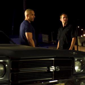 Still of Vin Diesel and Paul Walker in Greiti ir Isiute 4 (2009)