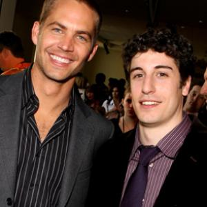 Jason Biggs and Paul Walker at event of Eight Below 2006