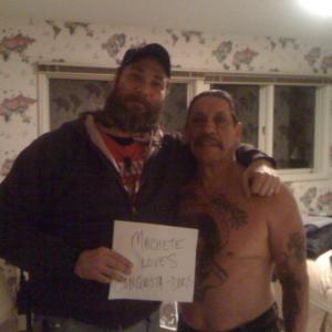 Jude with friend and actor Danny Trejo whom he worked with on The Lazarus Papers Beatdown and House of the Rising Sun